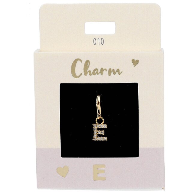 Express Yourself Hanger Letter E goudkleurig