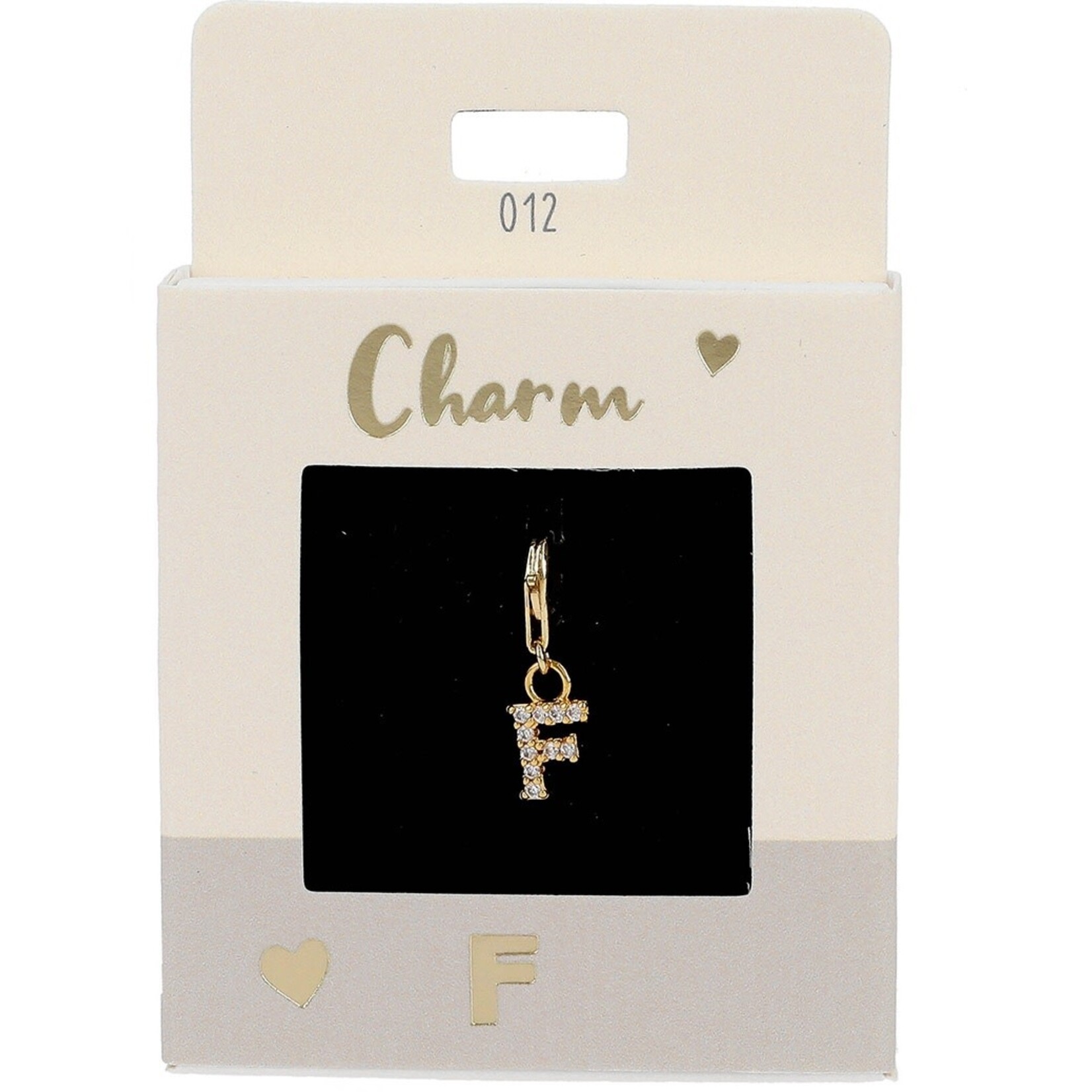 Express Yourself Hanger Letter F goudkleurig
