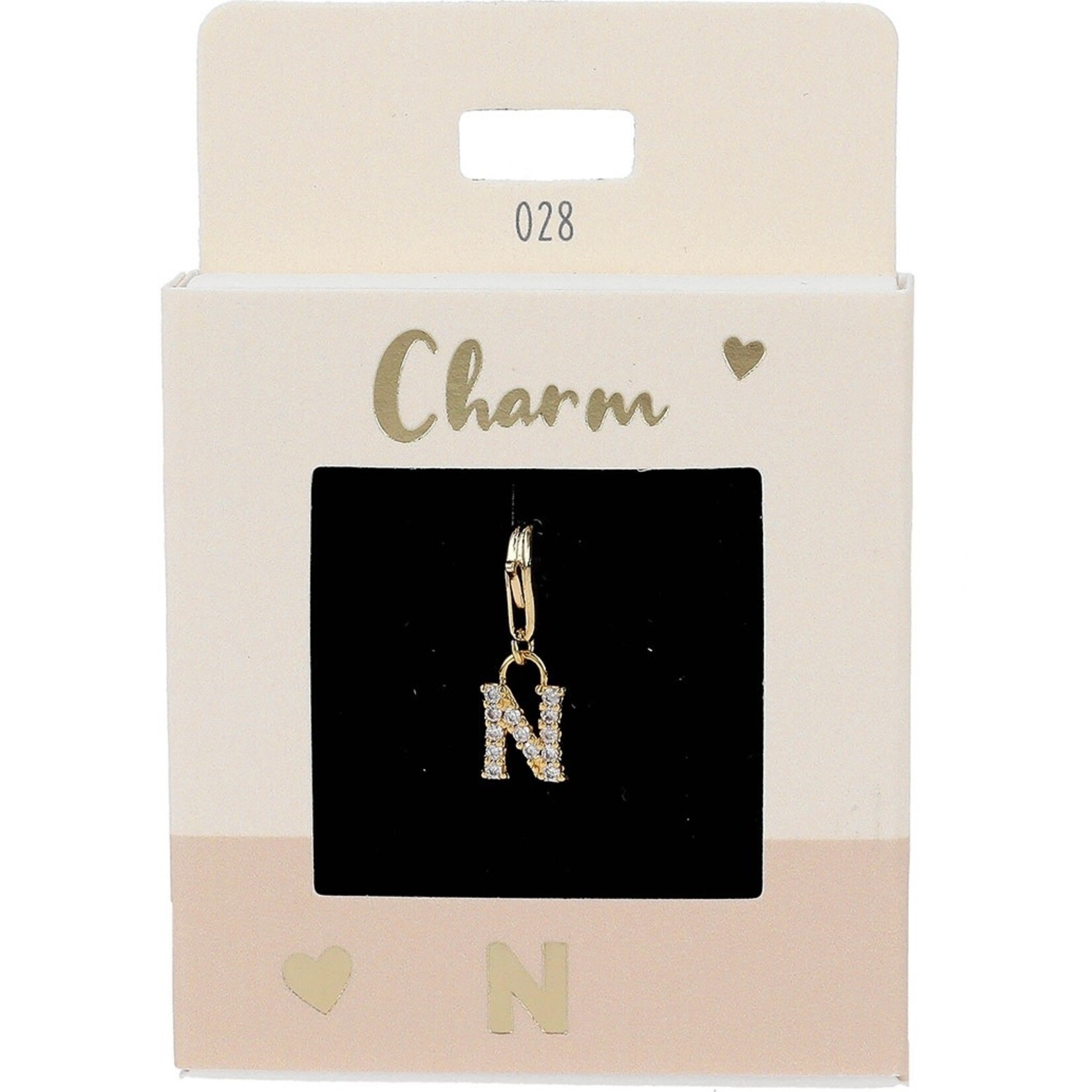 Express Yourself Hanger Letter N goudkleurig