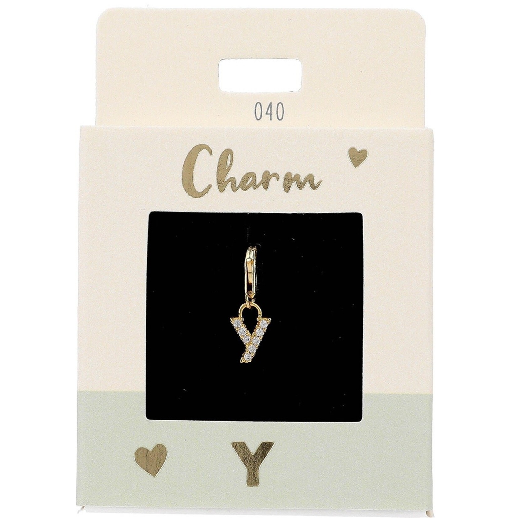 Express Yourself Hanger Letter Y goudkleurig