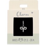 Express Yourself Hanger Sterrenbeeld Ram zilverkleurig