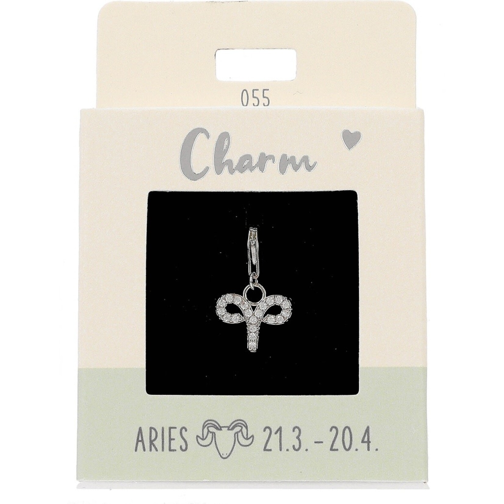 Express Yourself Hanger Sterrenbeeld Ram zilverkleurig