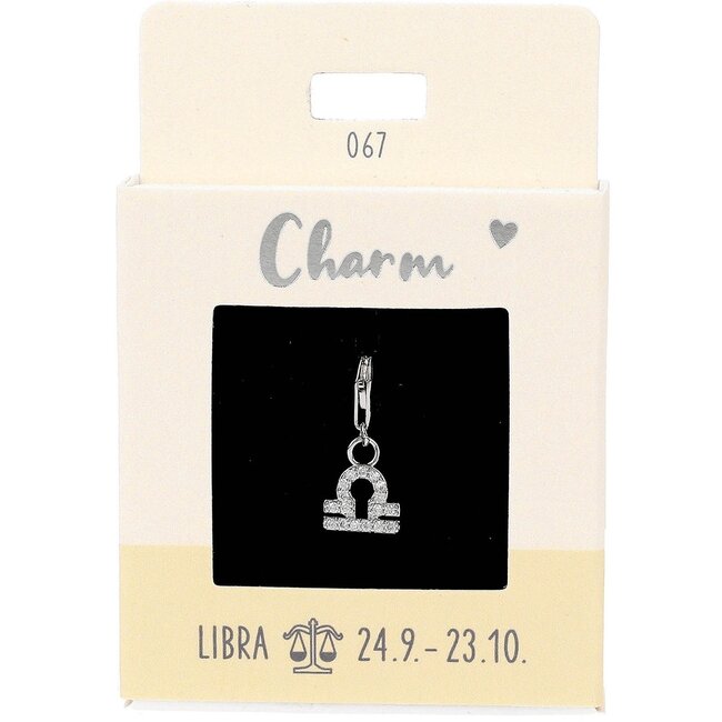 Express Yourself Hanger Sterrenbeeld Weegschaal zilverkleurig