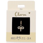 Express Yourself Hanger Sterrenbeeld ram goudkleurig