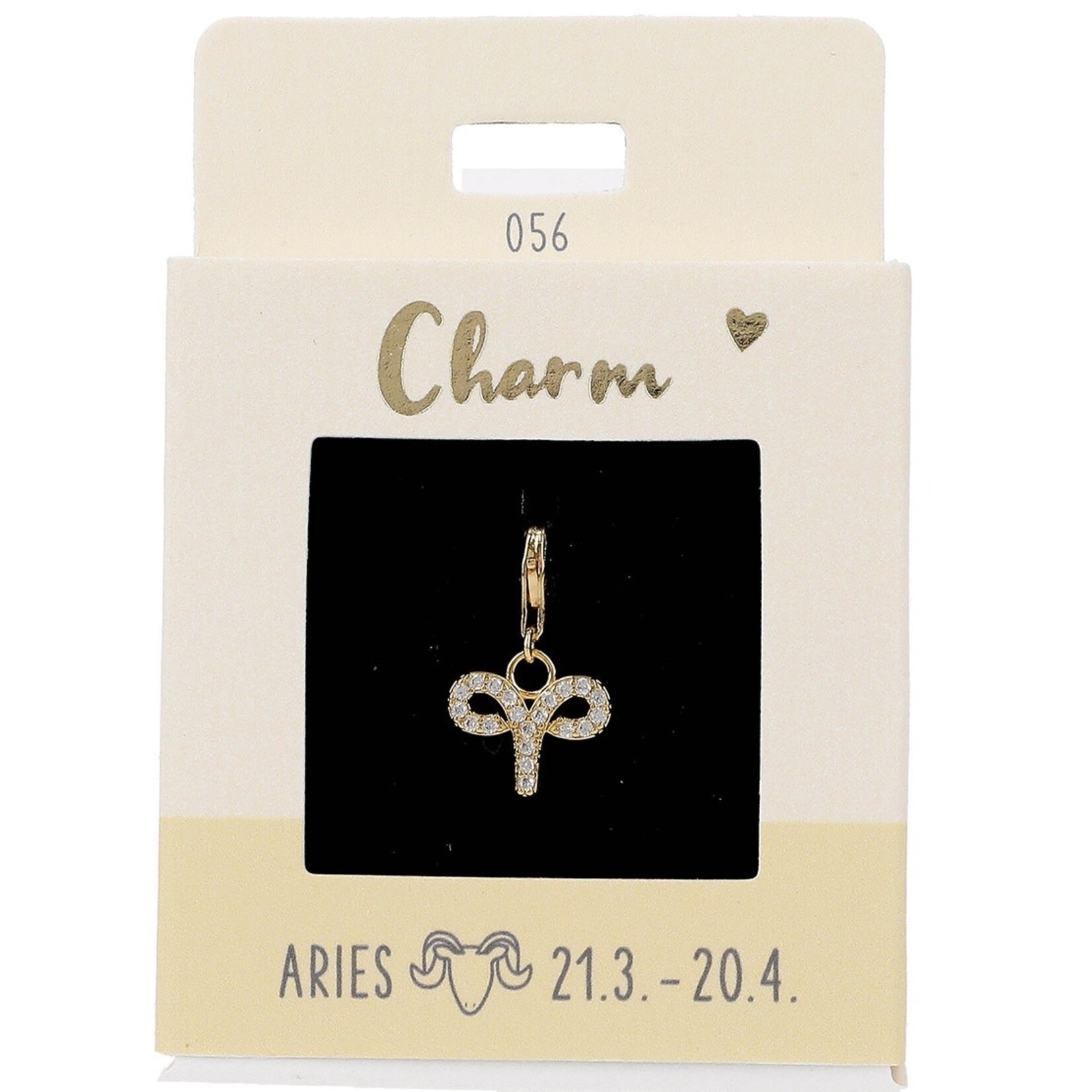 Express Yourself Hanger Sterrenbeeld ram goudkleurig
