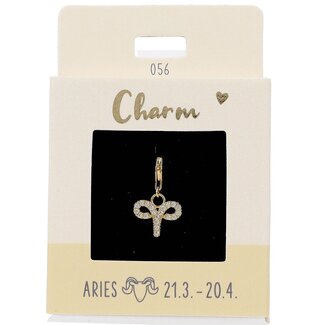 Express Yourself Hanger Sterrenbeeld ram goudkleurig