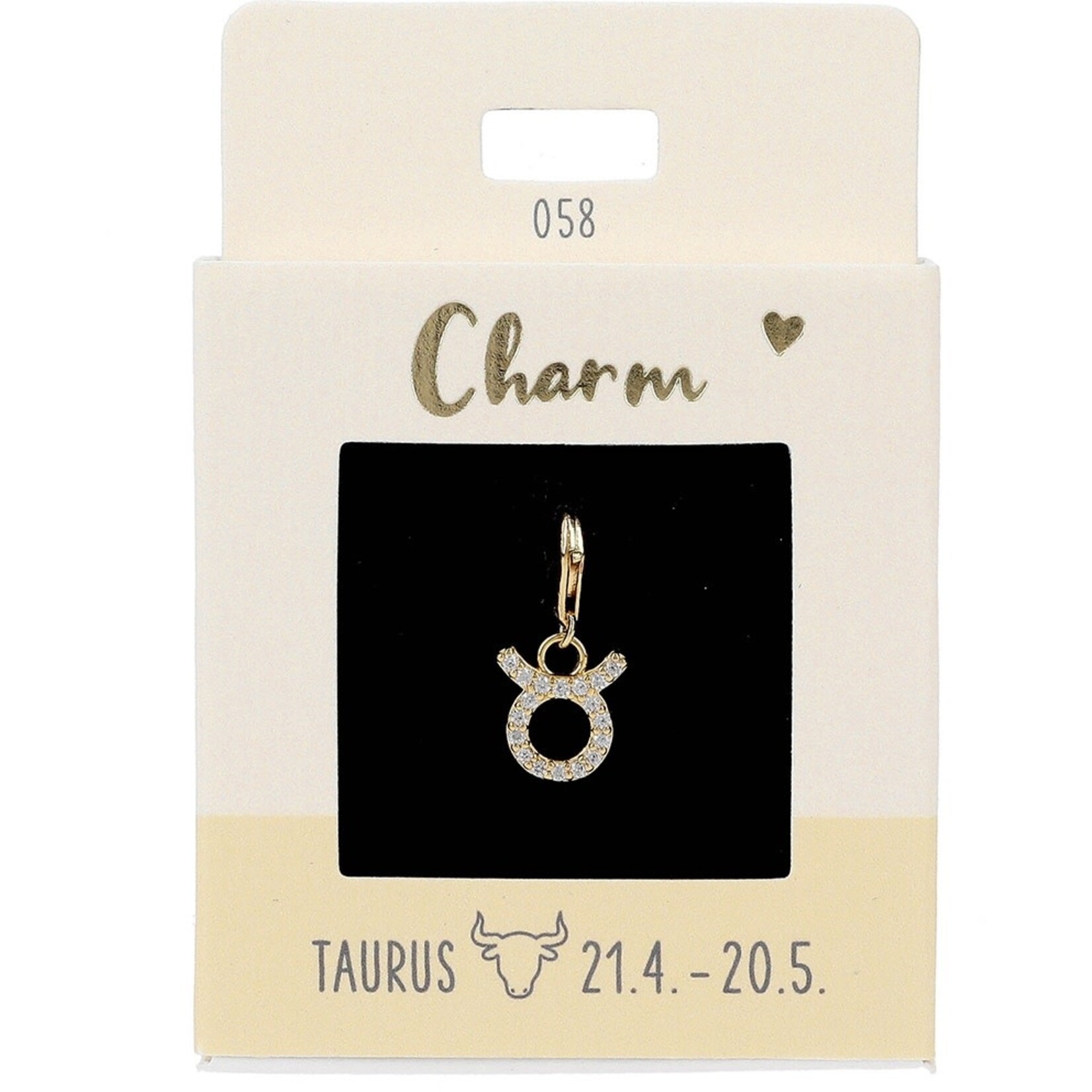Express Yourself Hanger Sterrenbeeld stier goudkleurig