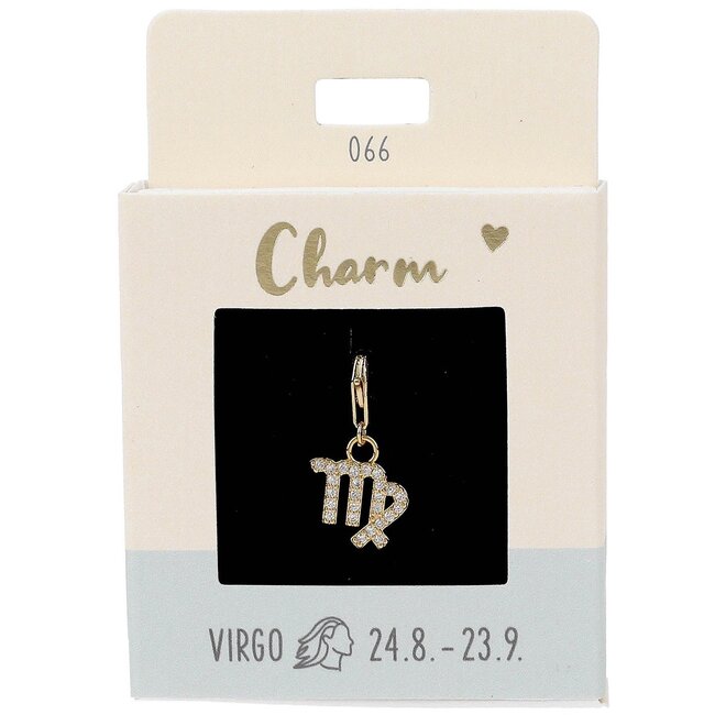 Express Yourself Hanger Sterrenbeeld maagd goudkleurig