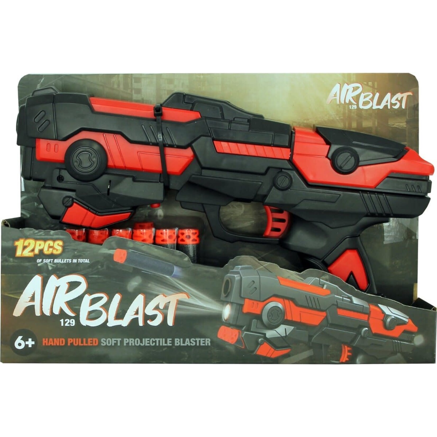 AirBlast Airblast 129 - Softbullet inclusief 12 foam pijltjes
