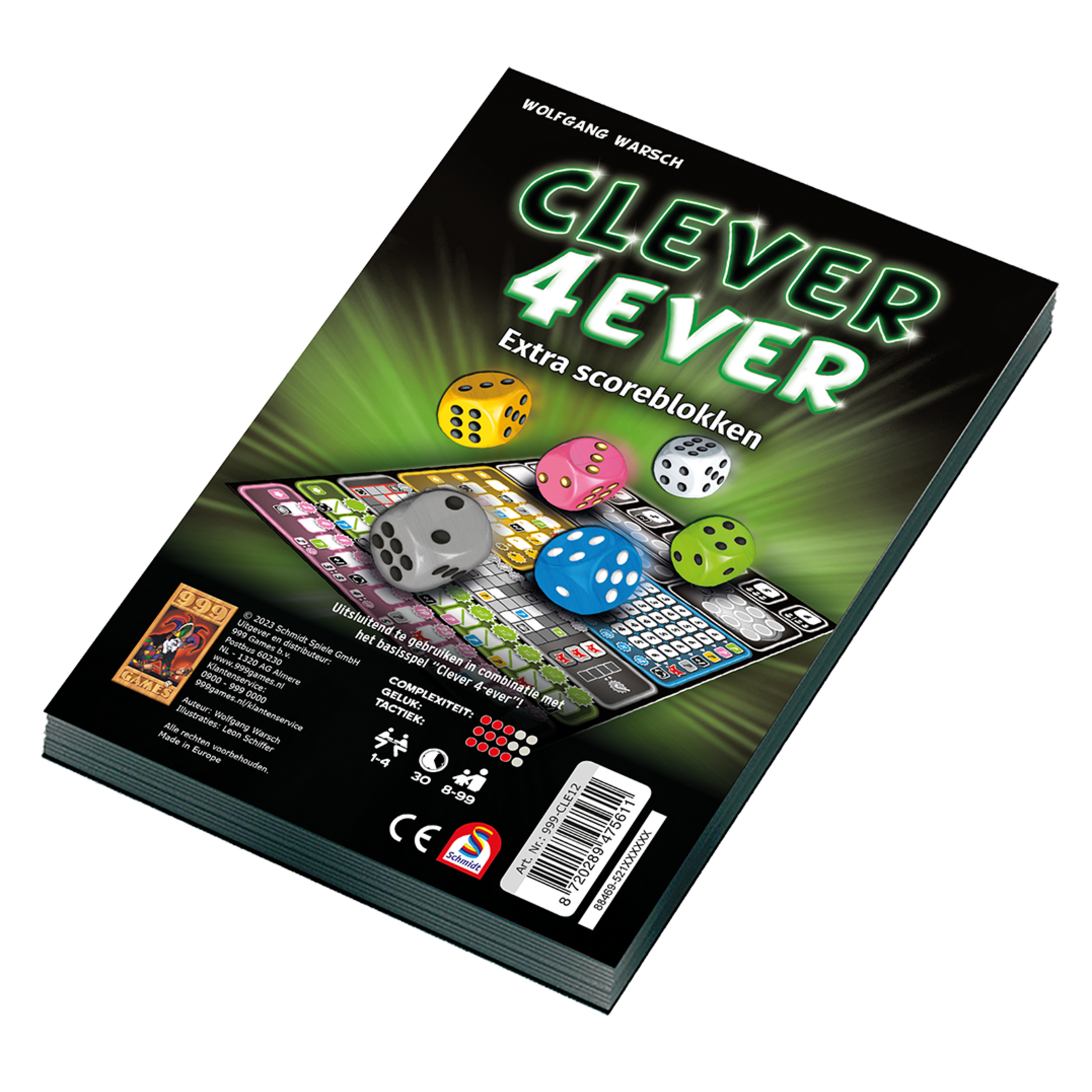 999 Games Scoreblokken Clever 4Ever