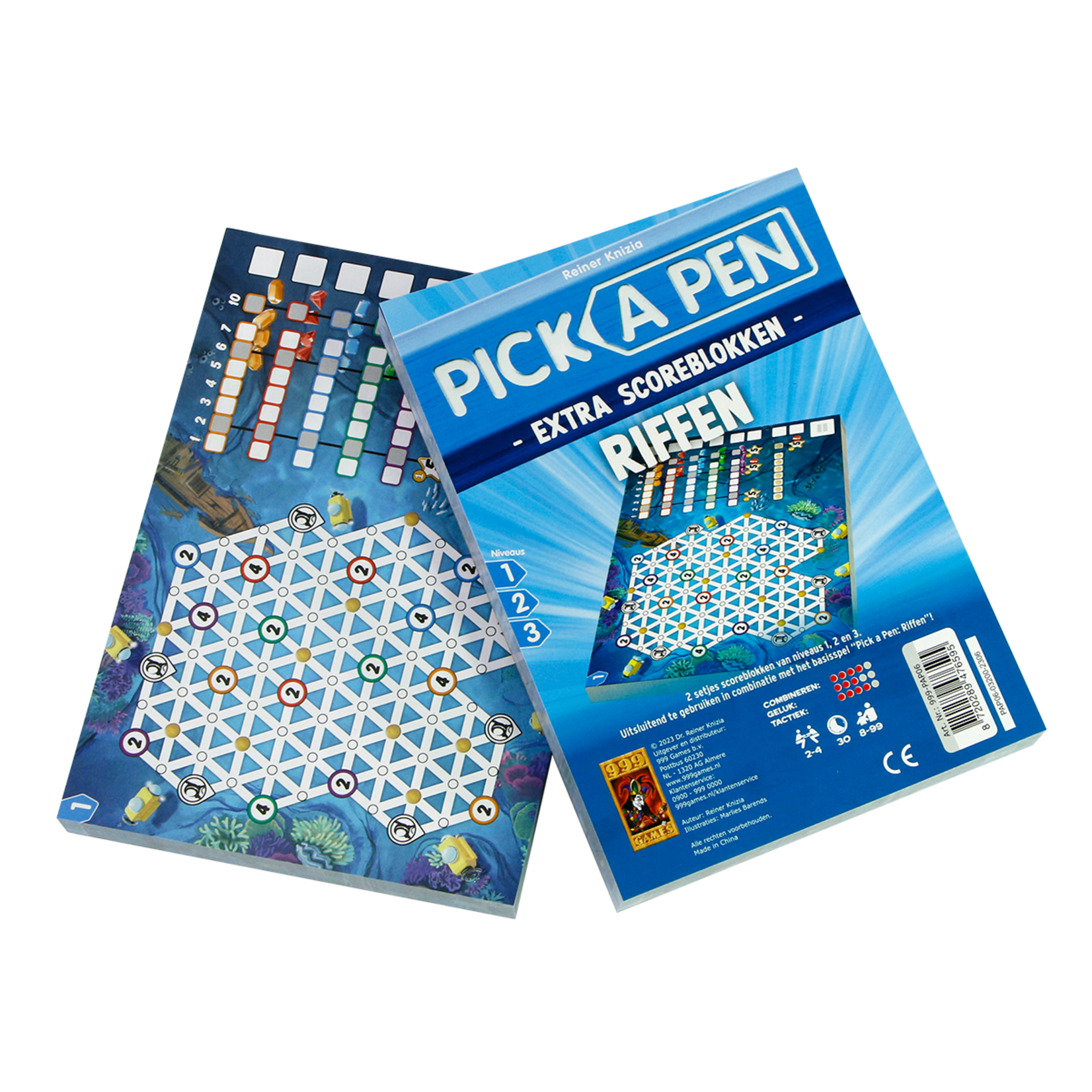 999 Games Pick a Pen Riffen Scoreblokken