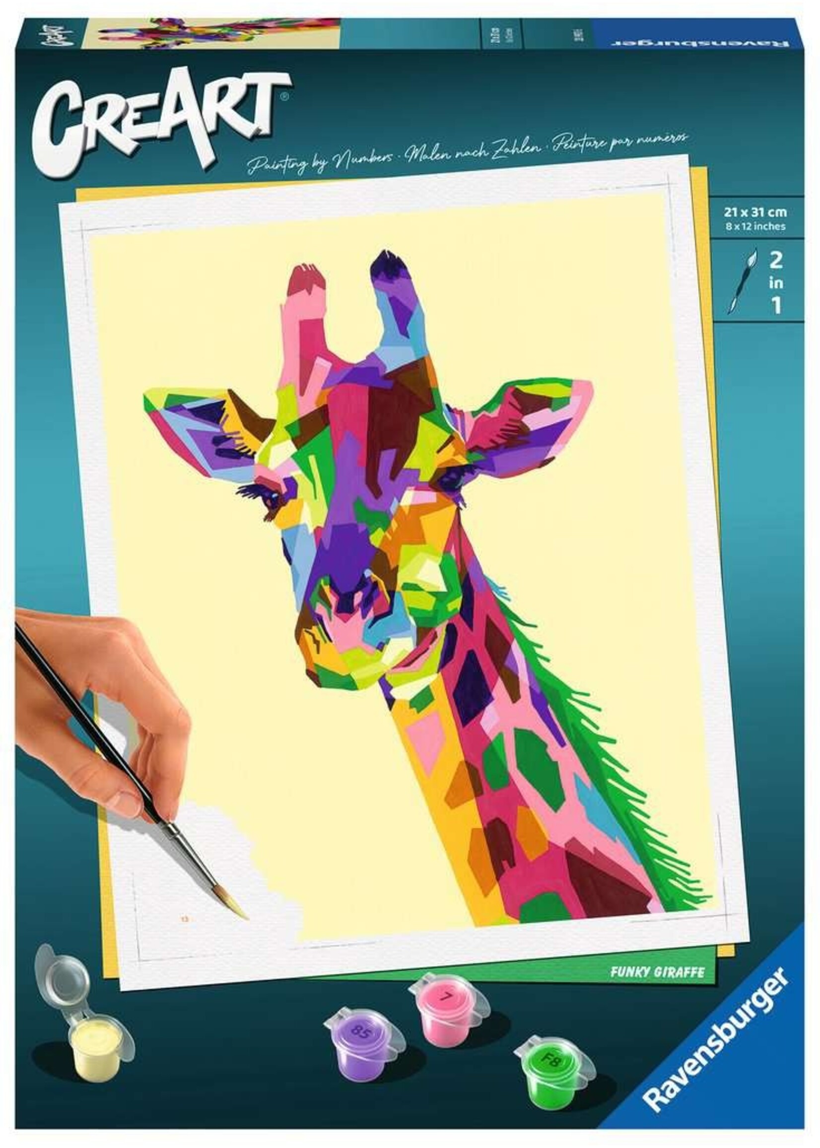 Ravensburger Schilderen op nummer - Giraffe