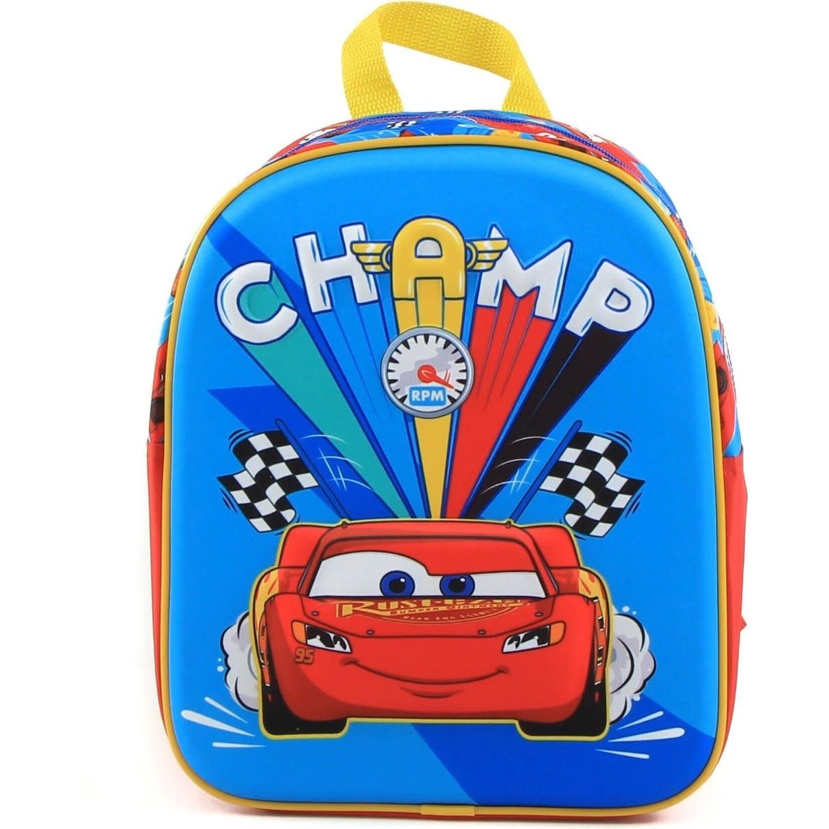 Geen Merk BACKPACK EMBOSSED "CARS"