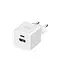 Qware Qware Mini Dual Charger (USB-C/A) with PowerDelivery - White