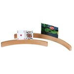 Longfield games Kaarthouder hout groot 50 cm