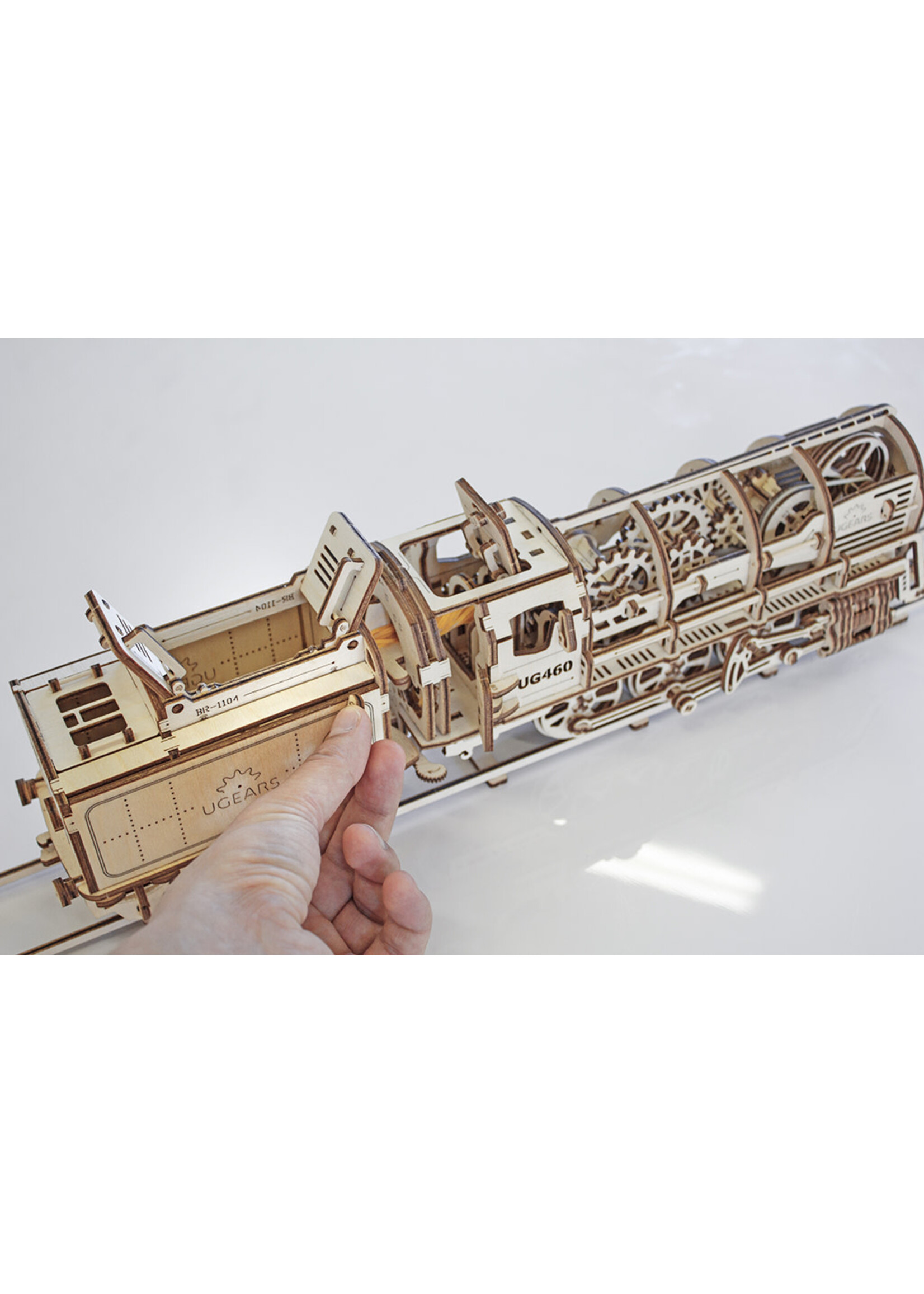 Ugears Ugears Stoom Locomotief - Modelbouw - hout