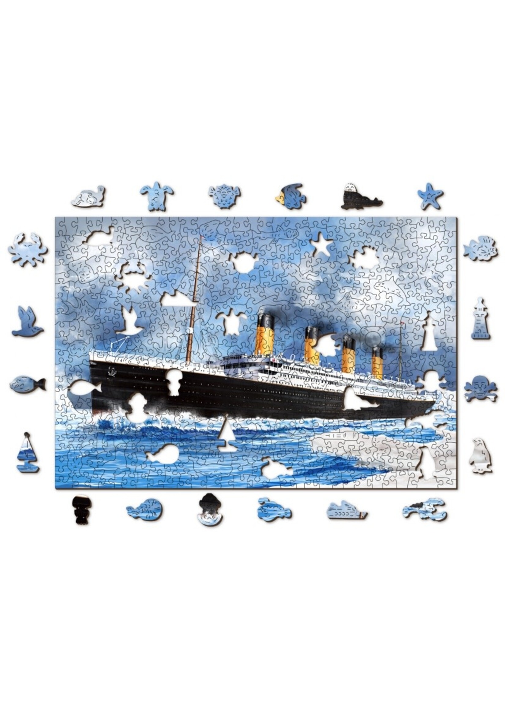 Wooden City Houten Legpuzzel Titanic 505 st