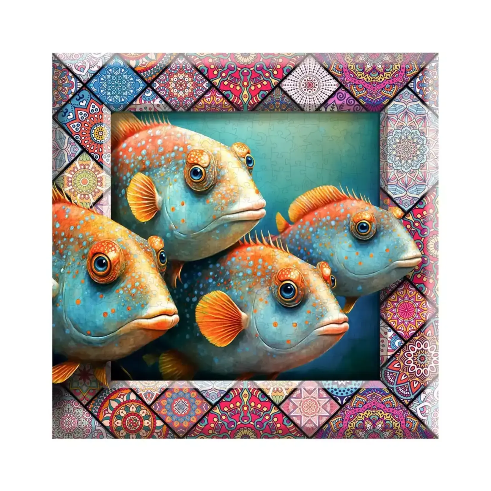Wooden City Houten Legpuzzel NEW Tropical Fish 505 pcs