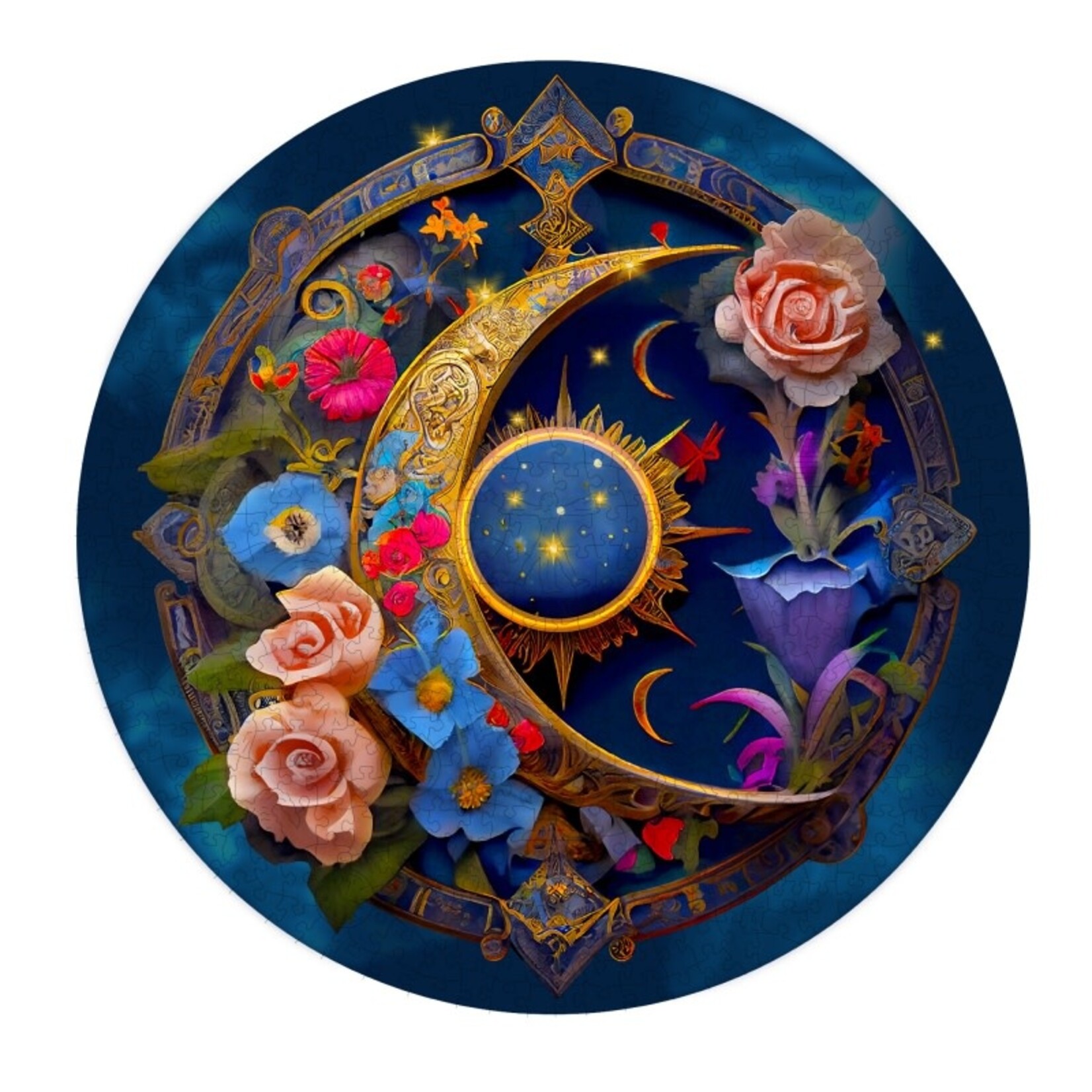 Wooden City Houten Legpuzzel NEW Flower Moon 505 pcs