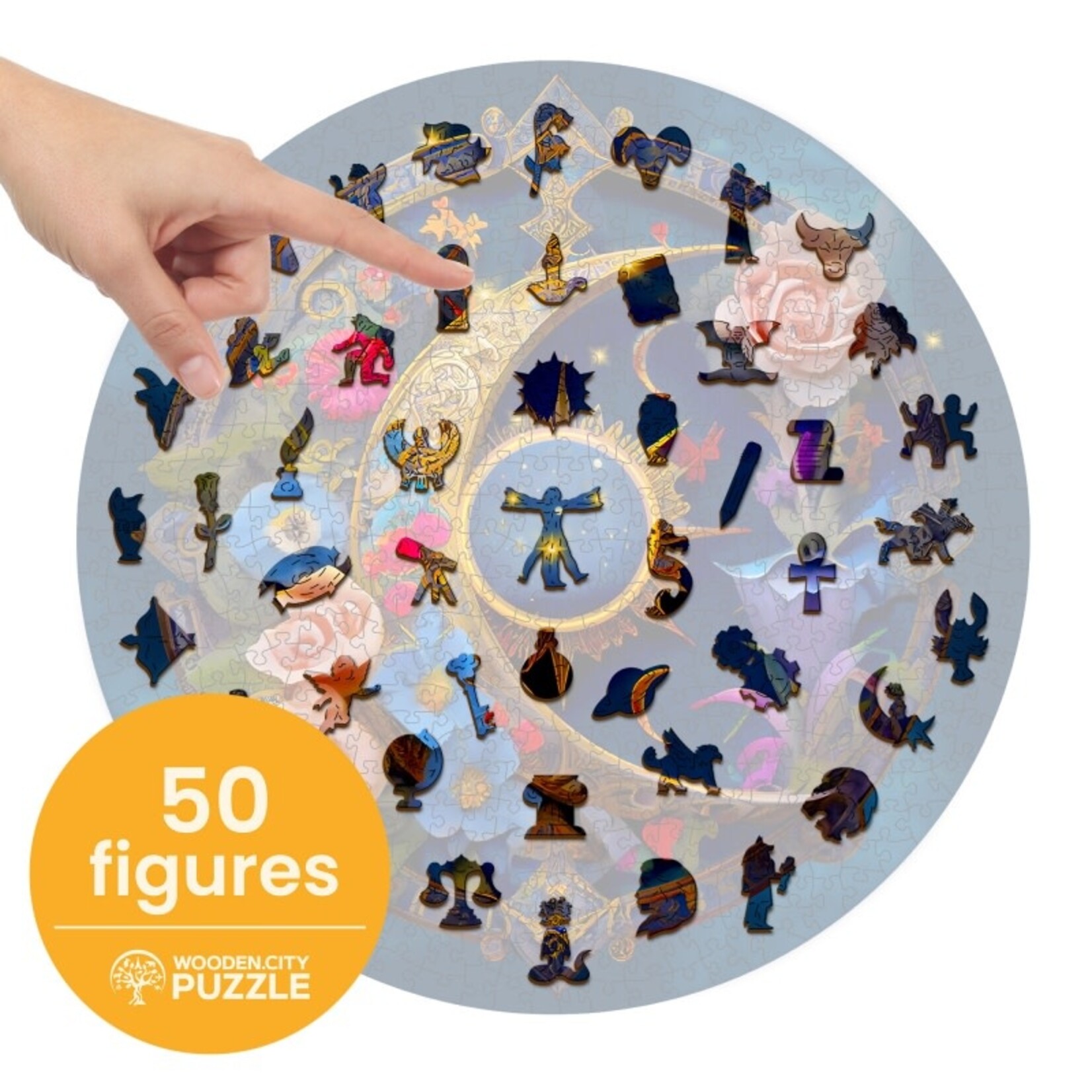 Wooden City Houten Legpuzzel NEW Flower Moon 505 pcs