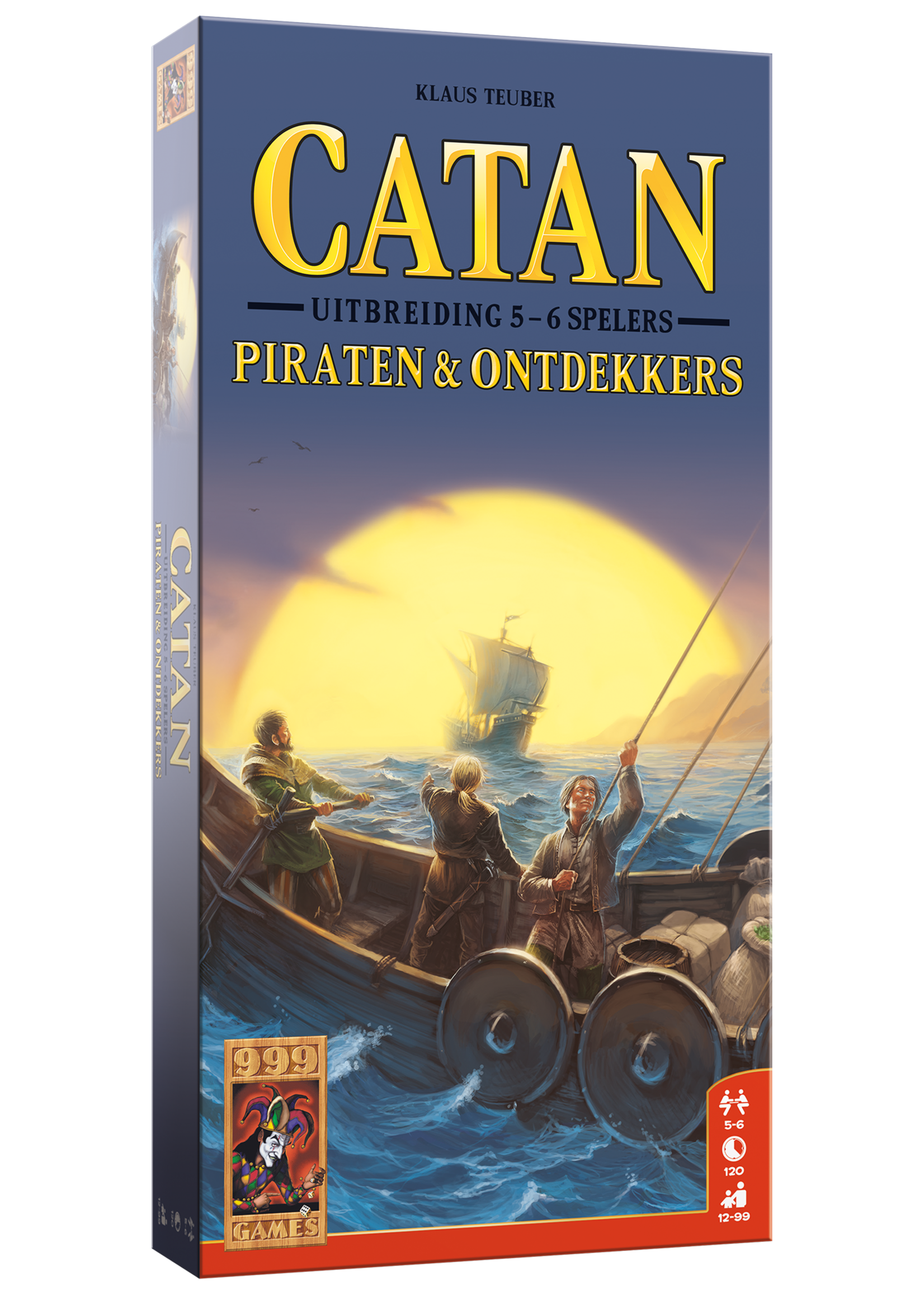 999 Games Spel Catan: Uitbreiding Piraten & Ontdekkers 5/6 spelers