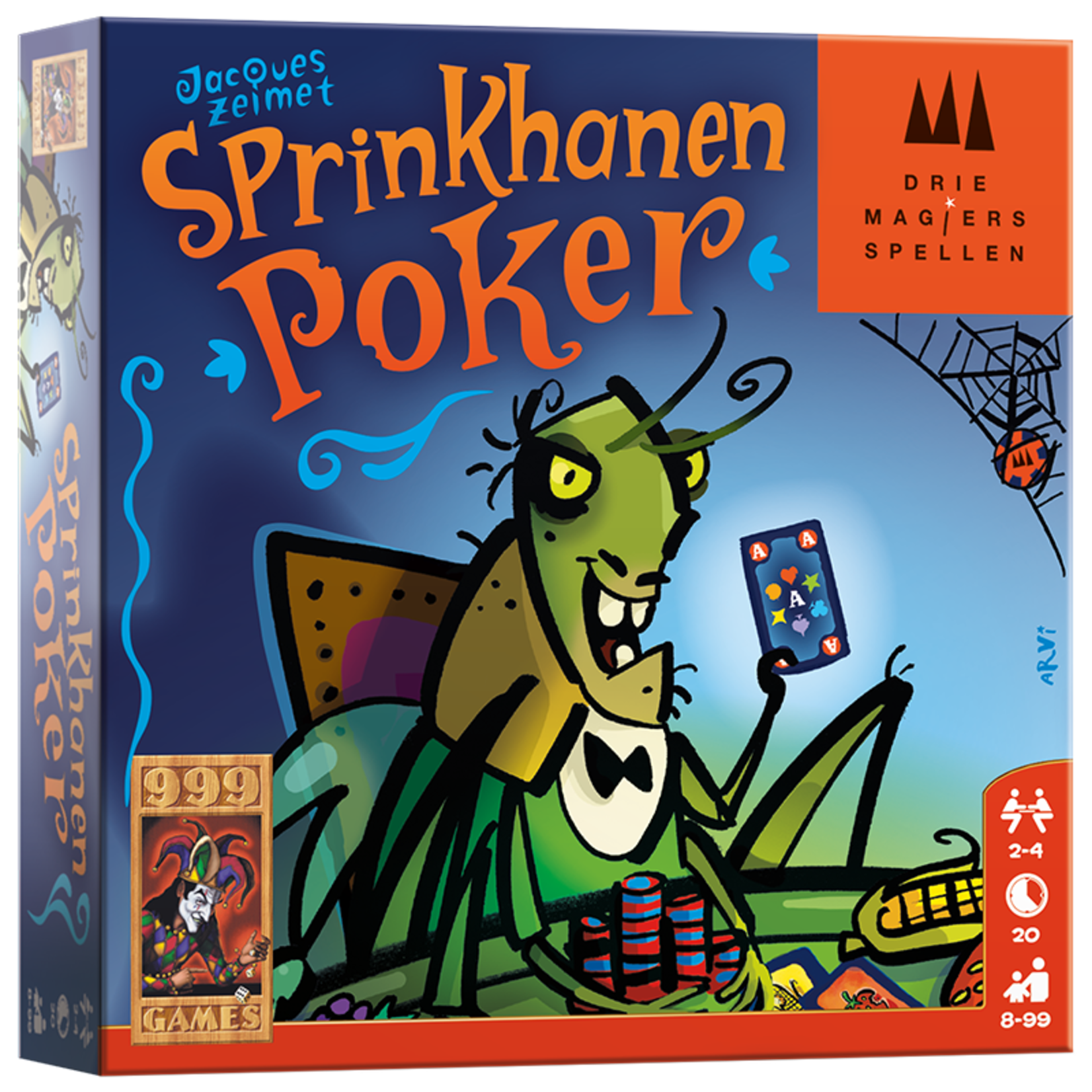 999 Games Spel Sprinkhanenpoker