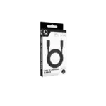 Qware Qware USB-C to 8-Pins/Lightning Fast-Charge kabel - zwart