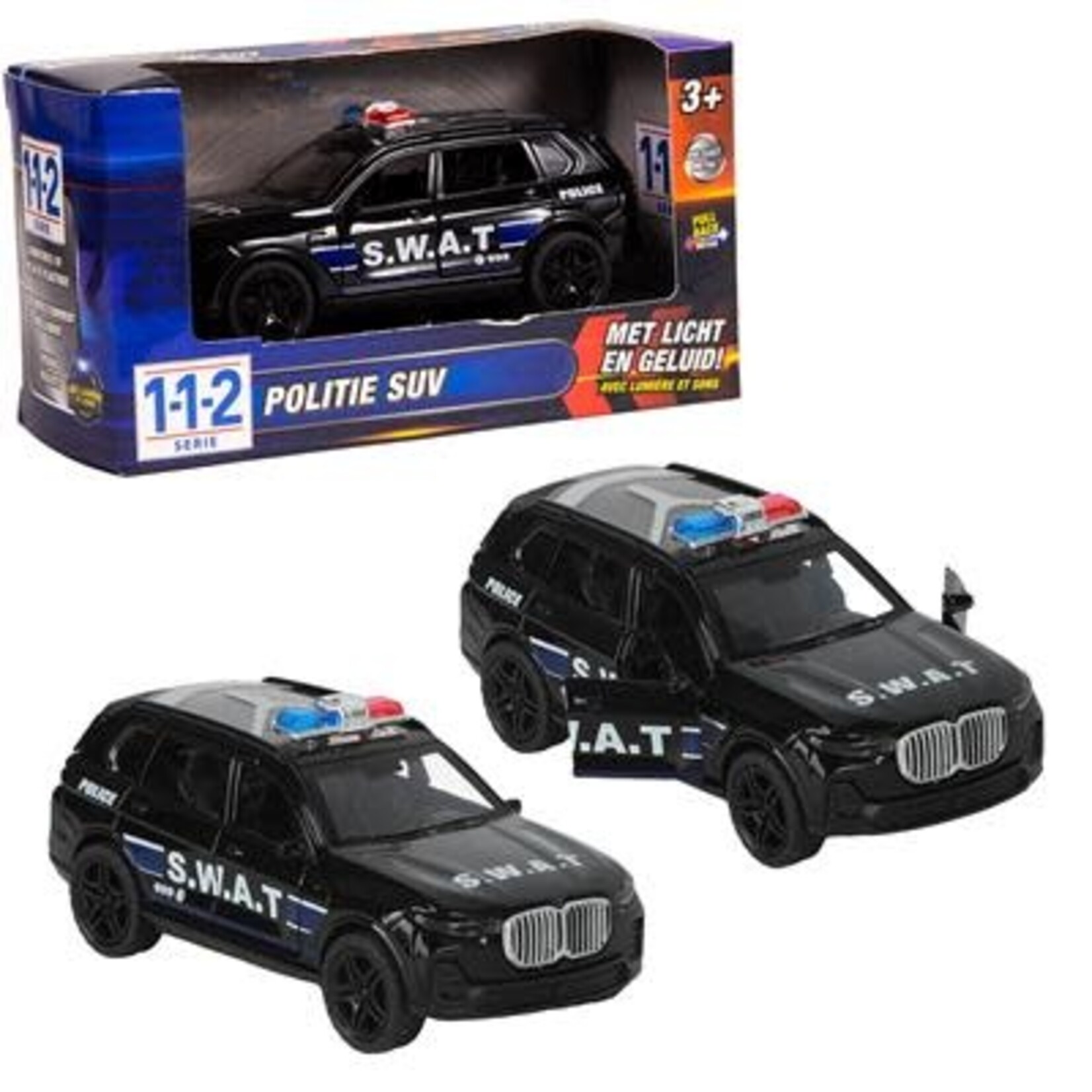 112 112 S.W.A.T. AUTO 1:36 MET LICHT+GELUID