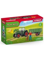 Schleich SCHLEICH Farm World - Tractor met Aanhangwagen - 42608