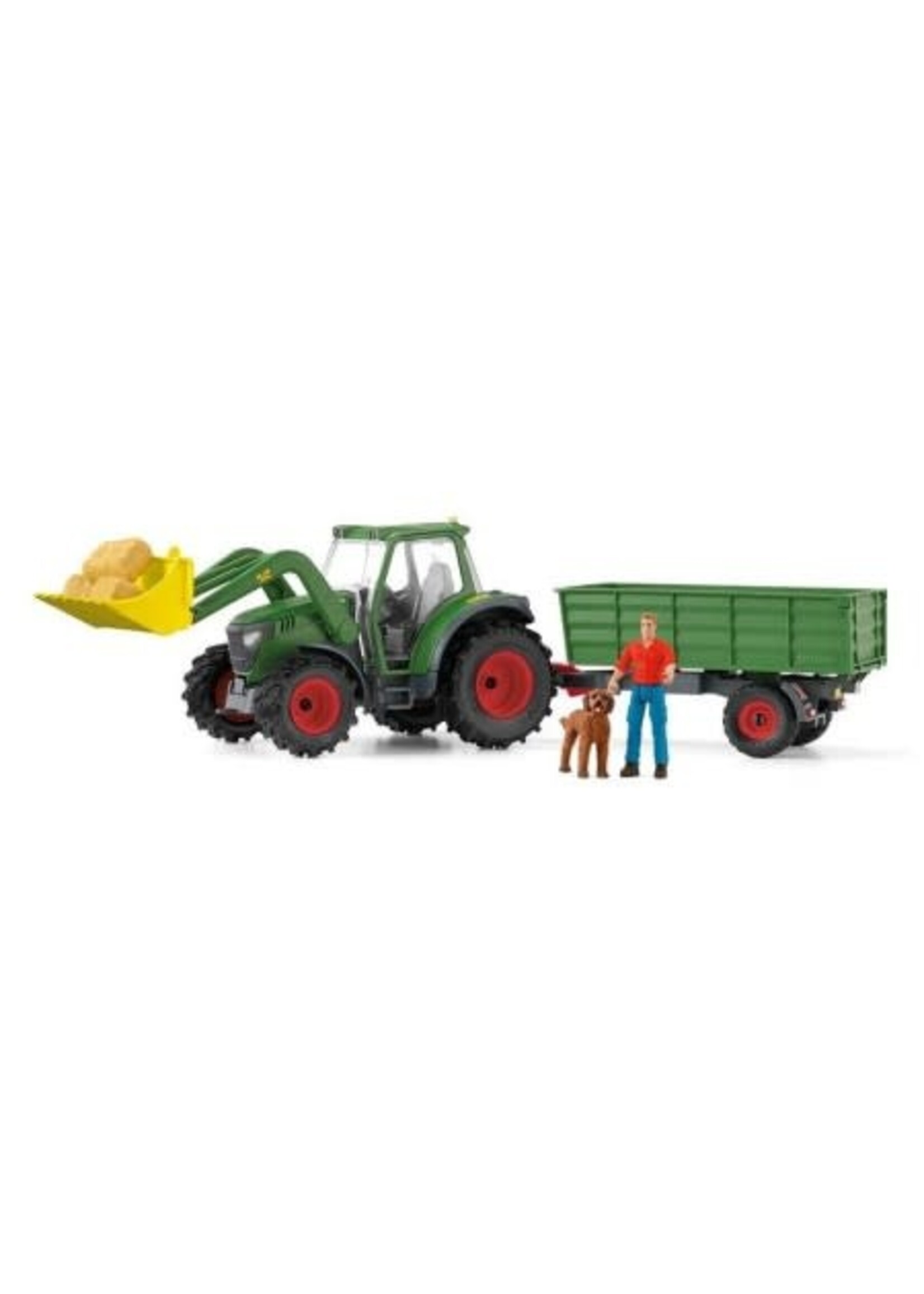 Schleich SCHLEICH Farm World - Tractor met Aanhangwagen - 42608