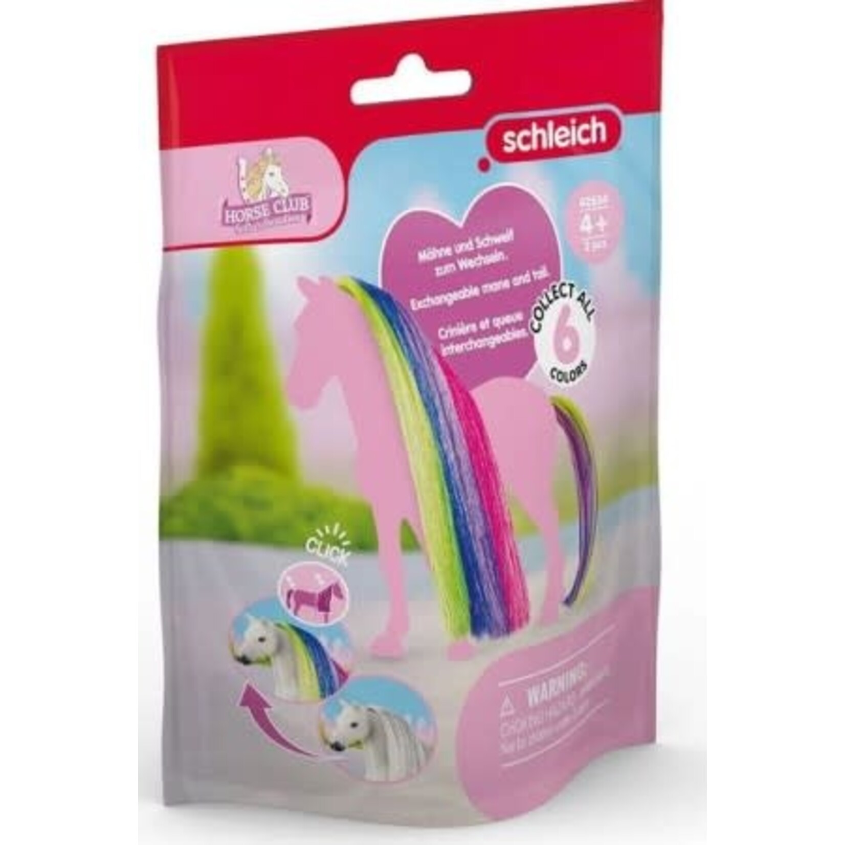 Schleich Schleich 42654 - Regenbooggekleurd Beauty Horses haar