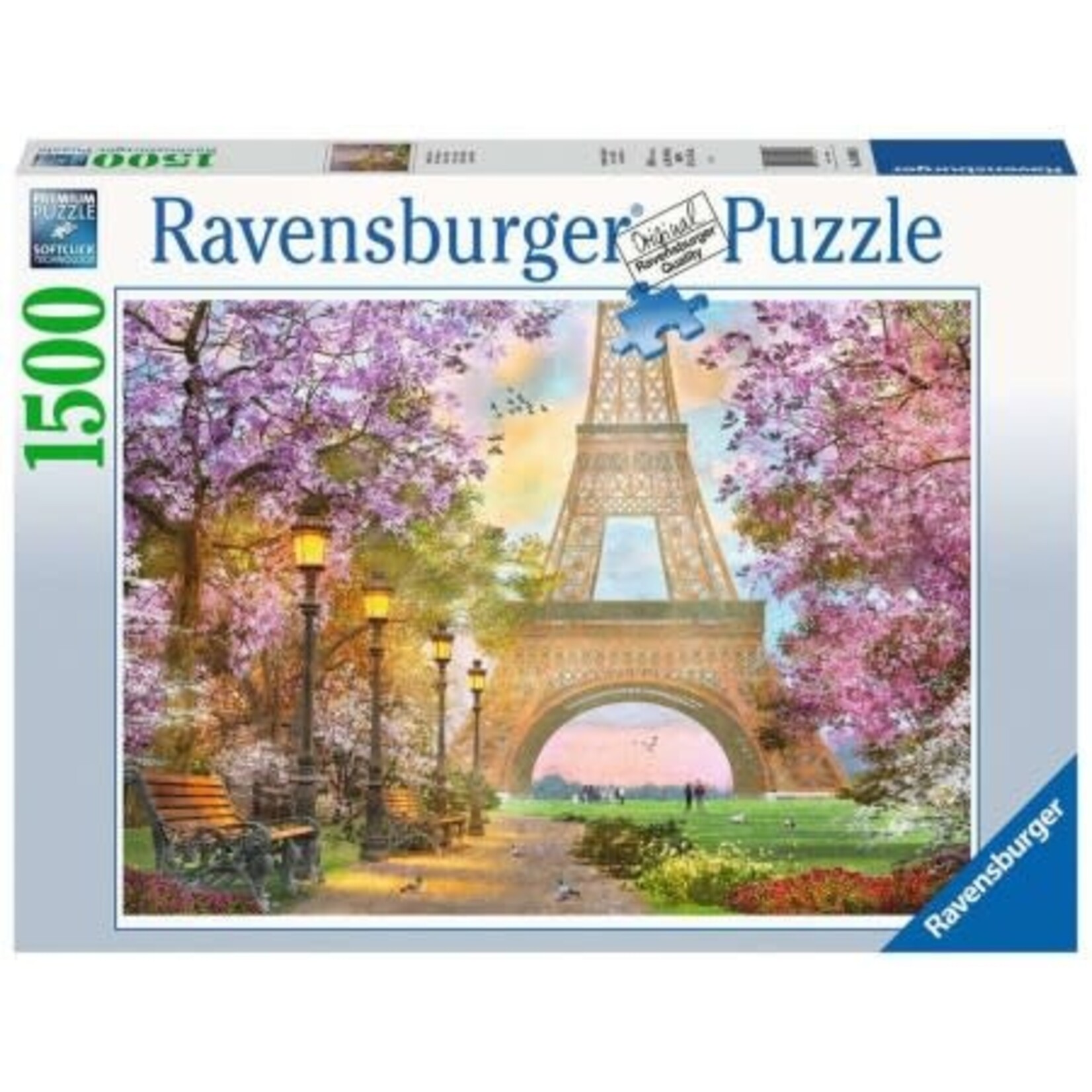 Ravensburger Puzzel Verliefd in Parijs (1500)