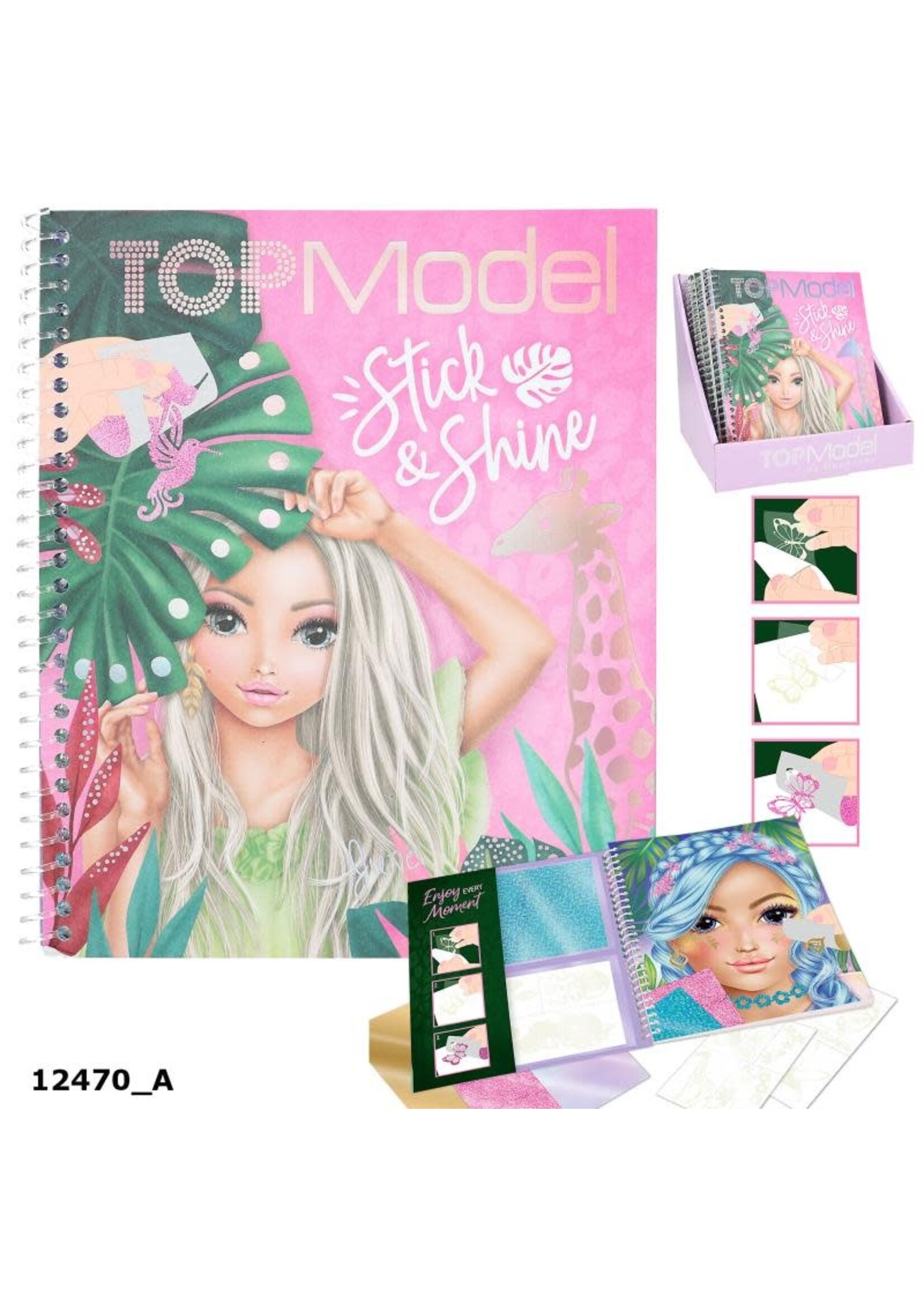 Topmodel TOPModel kleurboek Stick & Shine