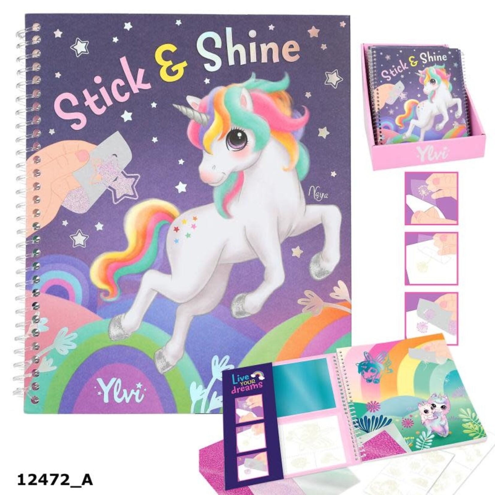 Ylvi Ylvi kleurboek Stick & Shine