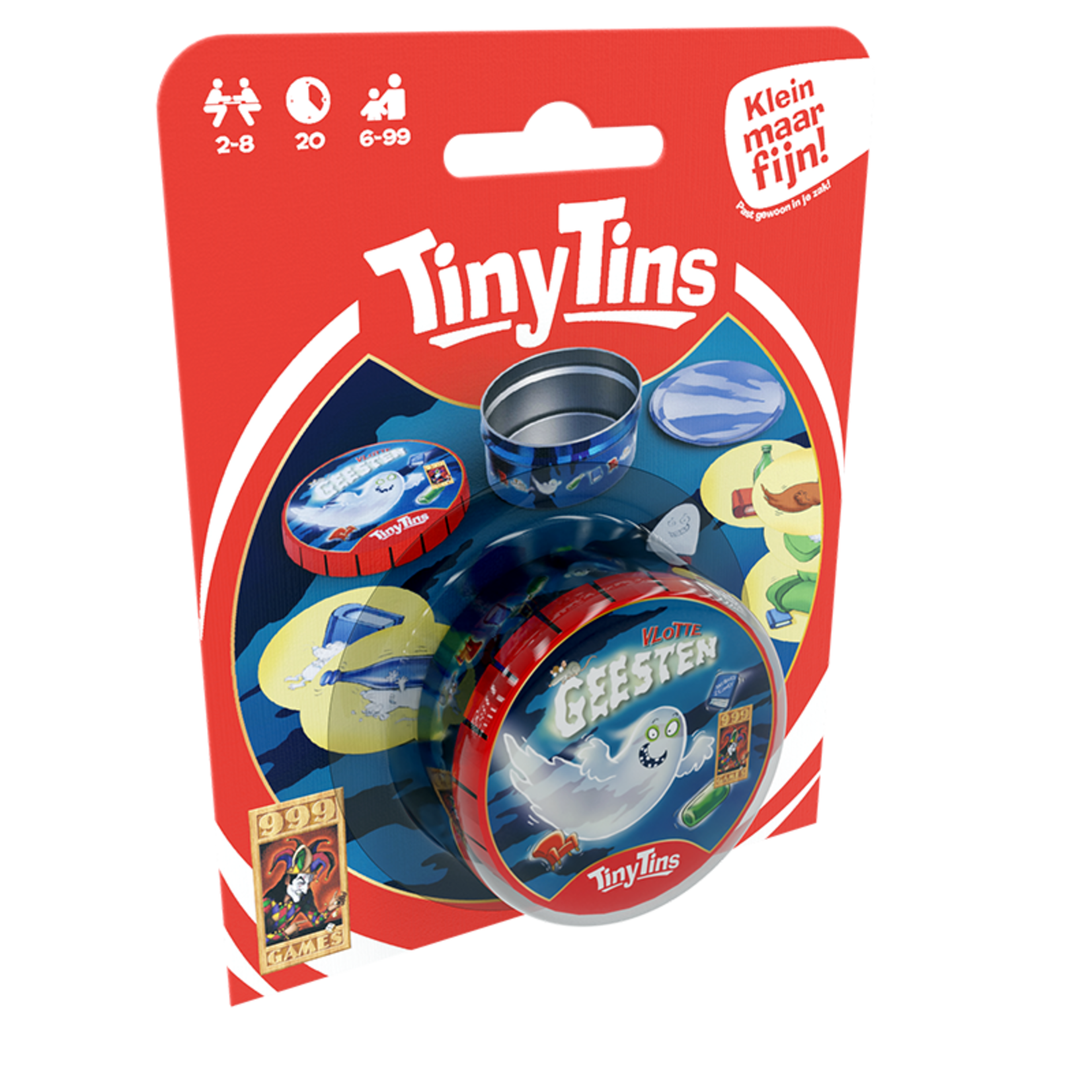 999 Games SPEL Tiny Tins: Vlotte Geesten