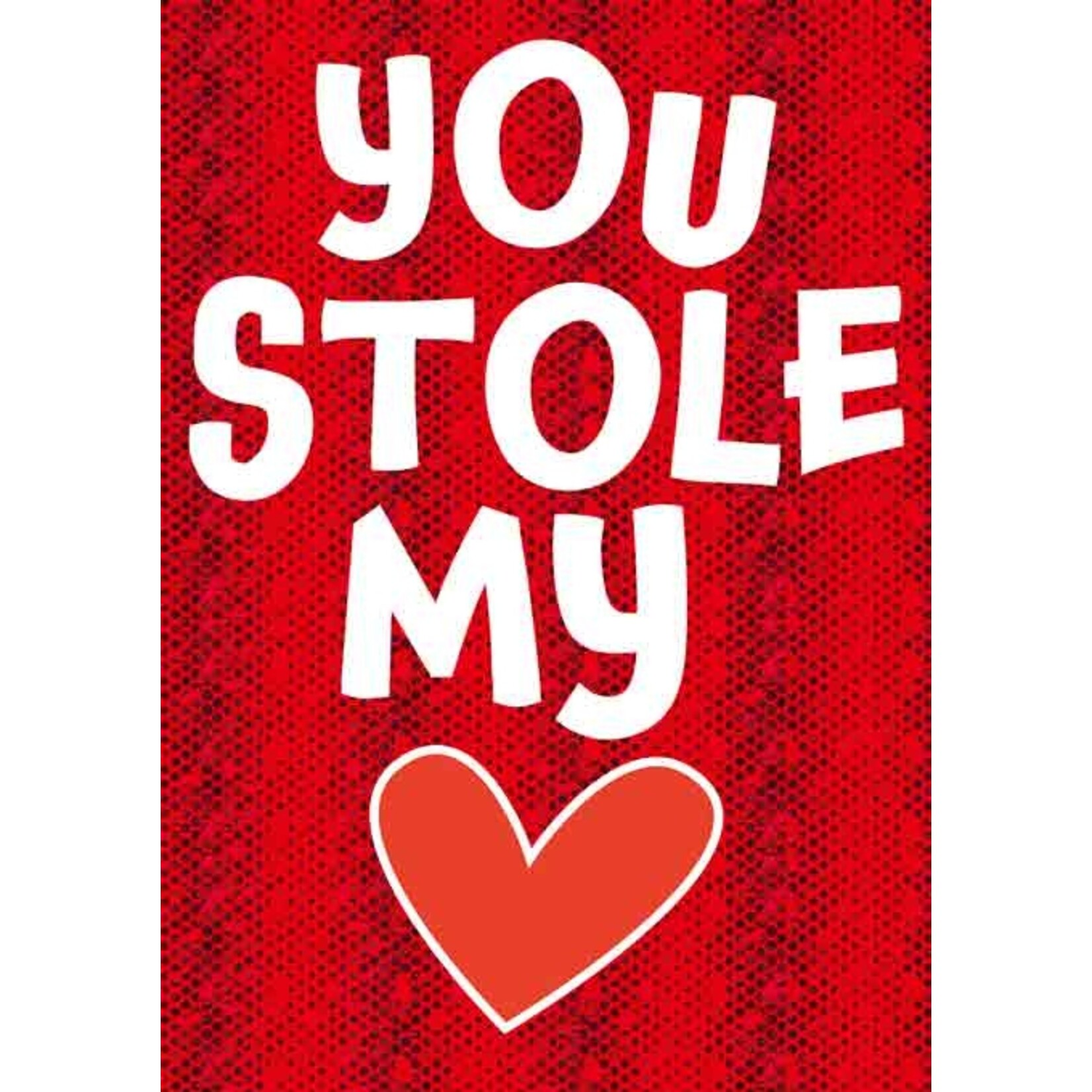 Artige Wens kaart Artige Valentijn staand - stole my heart