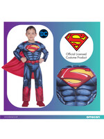 DC Comics Kostuum Jongens -  Superman - Origineel Kostuum - 4-6  jaar