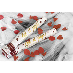 Amscan Confetti kanon papieren hartjes 40 cm