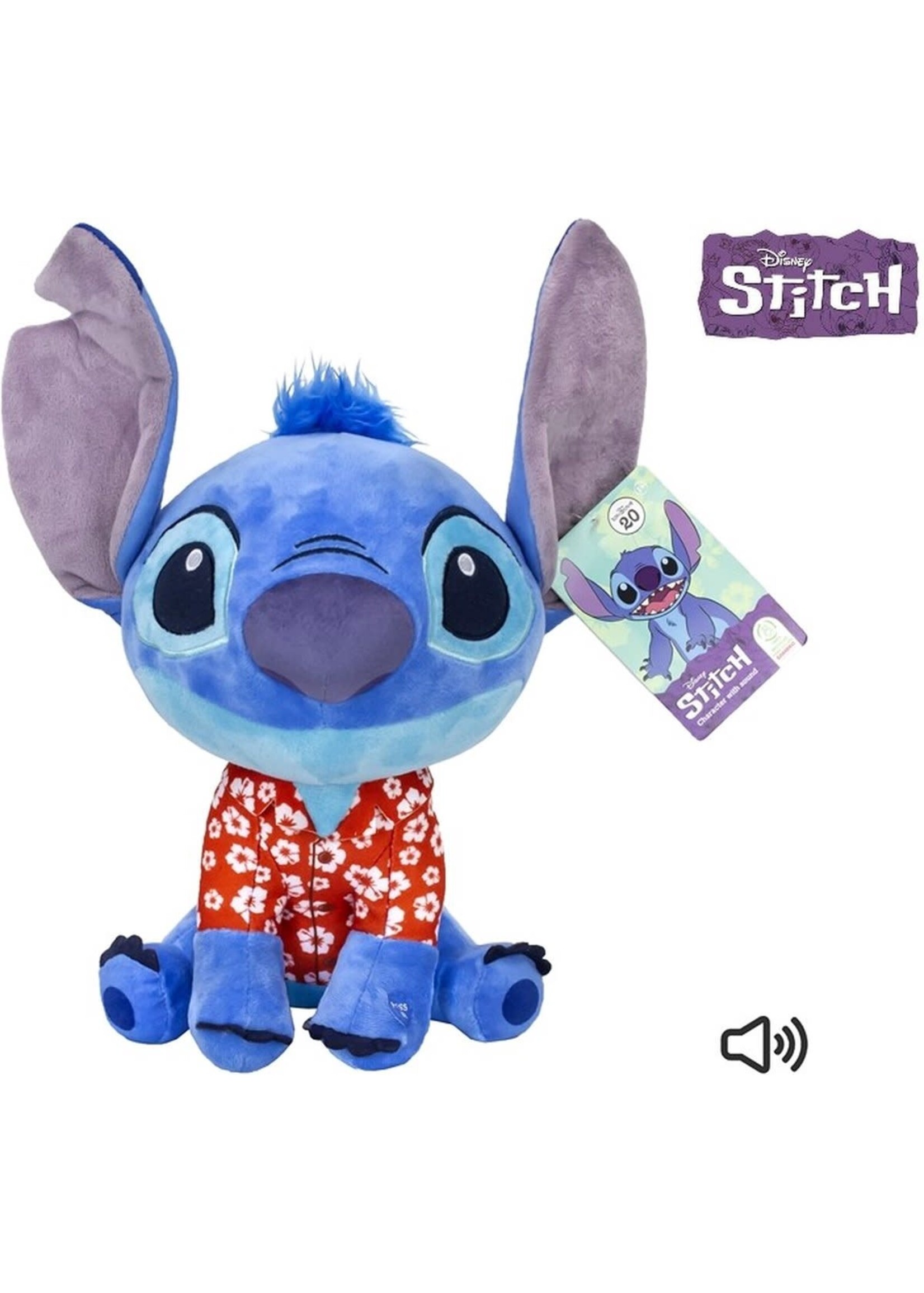 Disney Disney - Stitch Hawaii knuffel met geluid - 30 cm