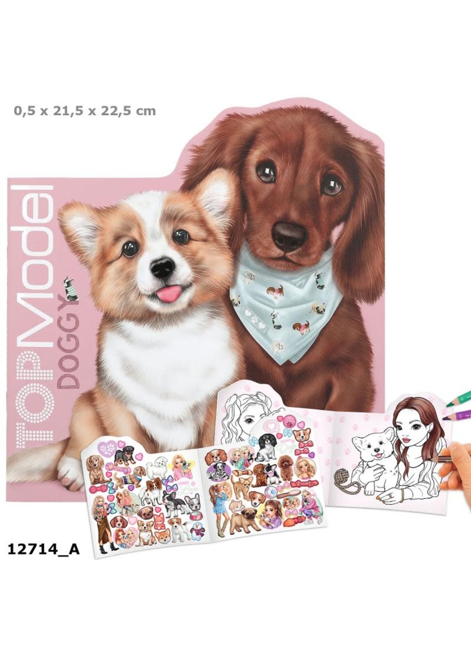 Topmodel TOPModel Doggy kleurboek KITTY and DOGGY