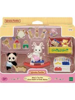 Sylvanian Families SYL.FAM. BABY'S SPEELKAMER BABY PANDA & KONIJN