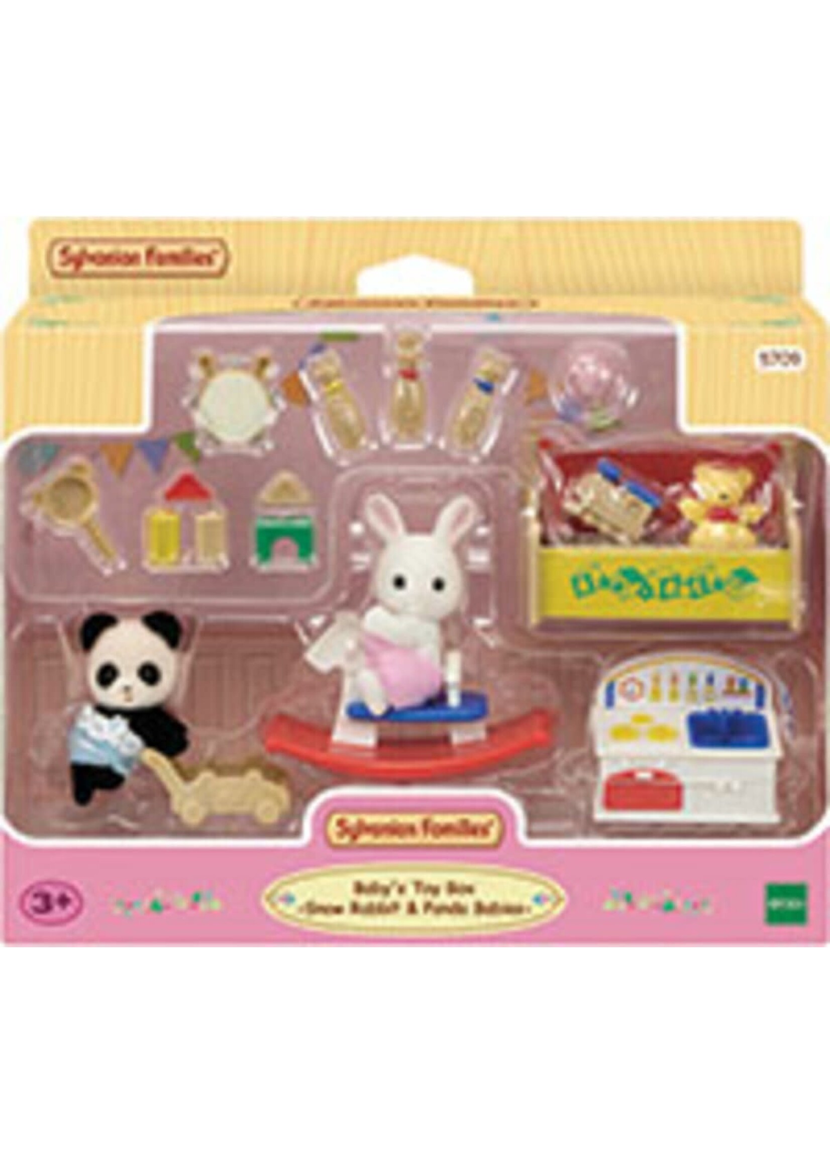 Sylvanian Families SYL.FAM. BABY'S SPEELKAMER BABY PANDA & KONIJN