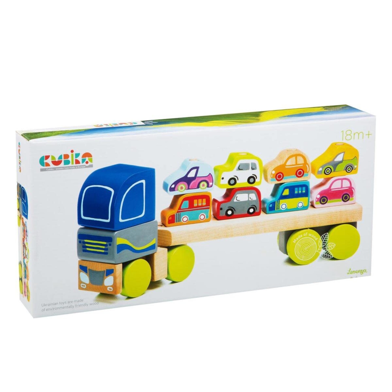 Cubika Cubika houten autotransporter