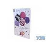VIB WENSKAART FOLIE/GLITTER 'EEN LIEVE DOCHTER'