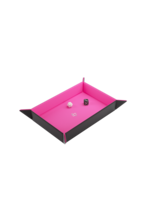 Gamegenic MAGNETIC DICE TRAY RECTANGULAR BLACK/PINK - DOBBELSTEENBAK OPVOUWBAAR