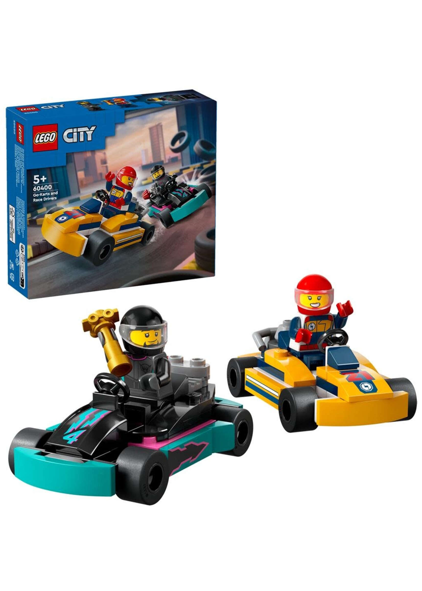 Lego LEGO 60400 CITY VEHICLES GO-KARTS AND RACE DRIVERS