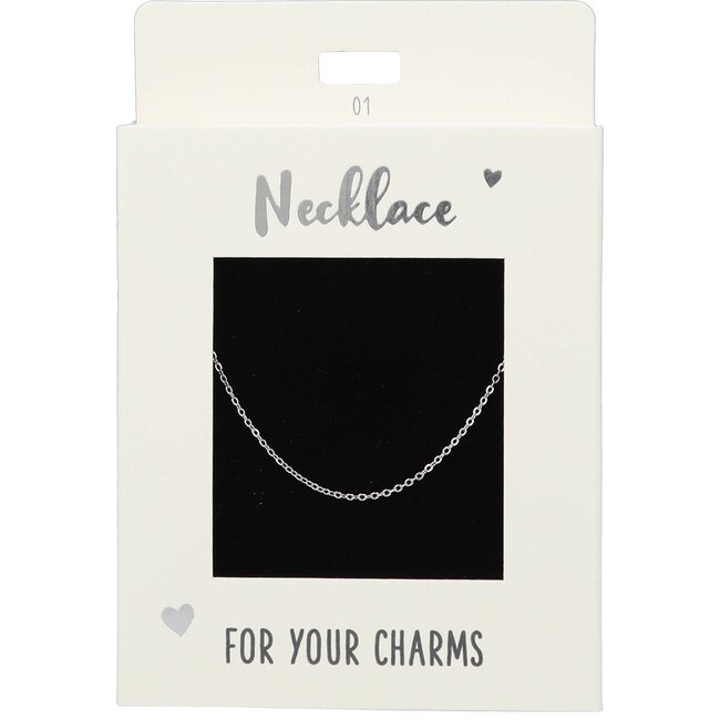 Express Yourself Ketting zilverkleurig kleine schakel
