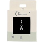 Express Yourself Hanger Letter A zilverkleurig