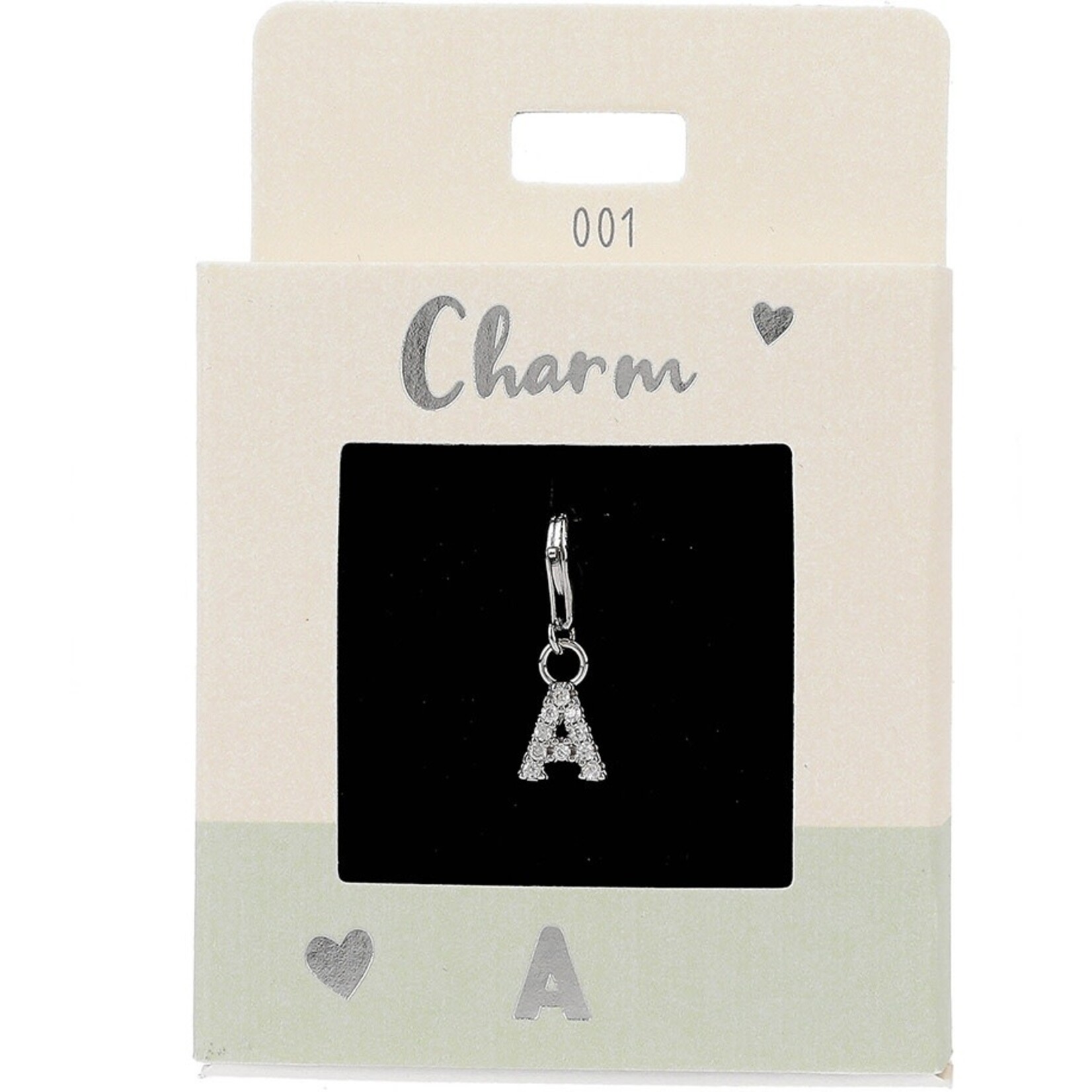 Express Yourself Hanger Letter A zilverkleurig
