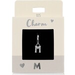 Express Yourself Hanger Letter M zilverkleurig